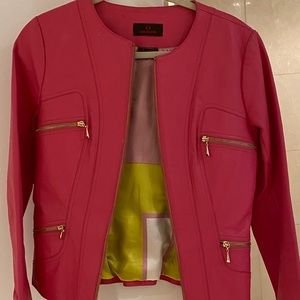 Danier pink leather jacket